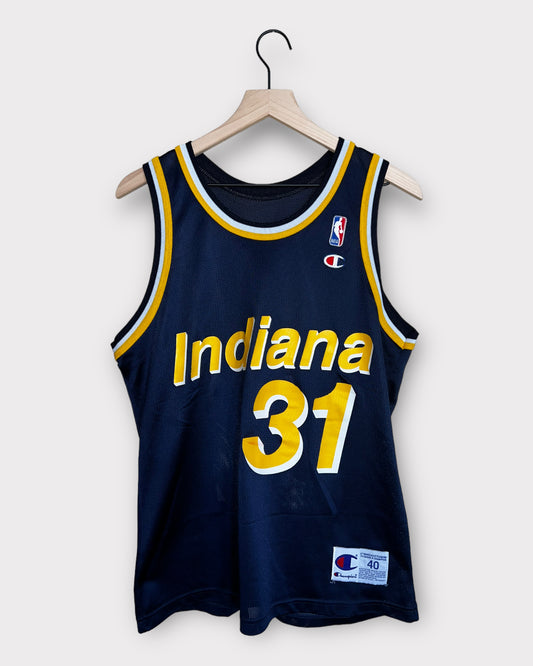 Vintage Champion Indiana Pacers Reggie Miller NBA Jersey Size 40