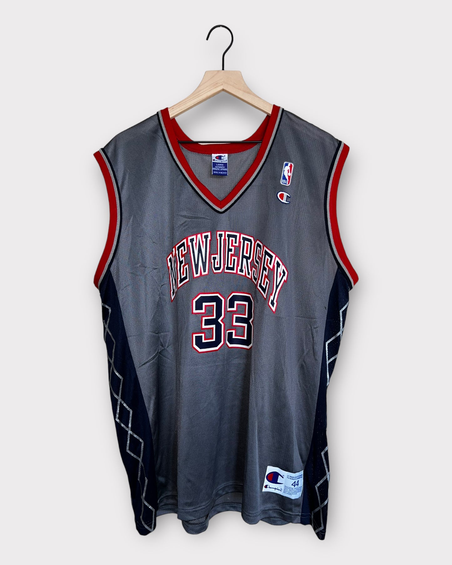 Vintage Champion New Jersey Nets Stephon Marbury NBA Jersey Size 44