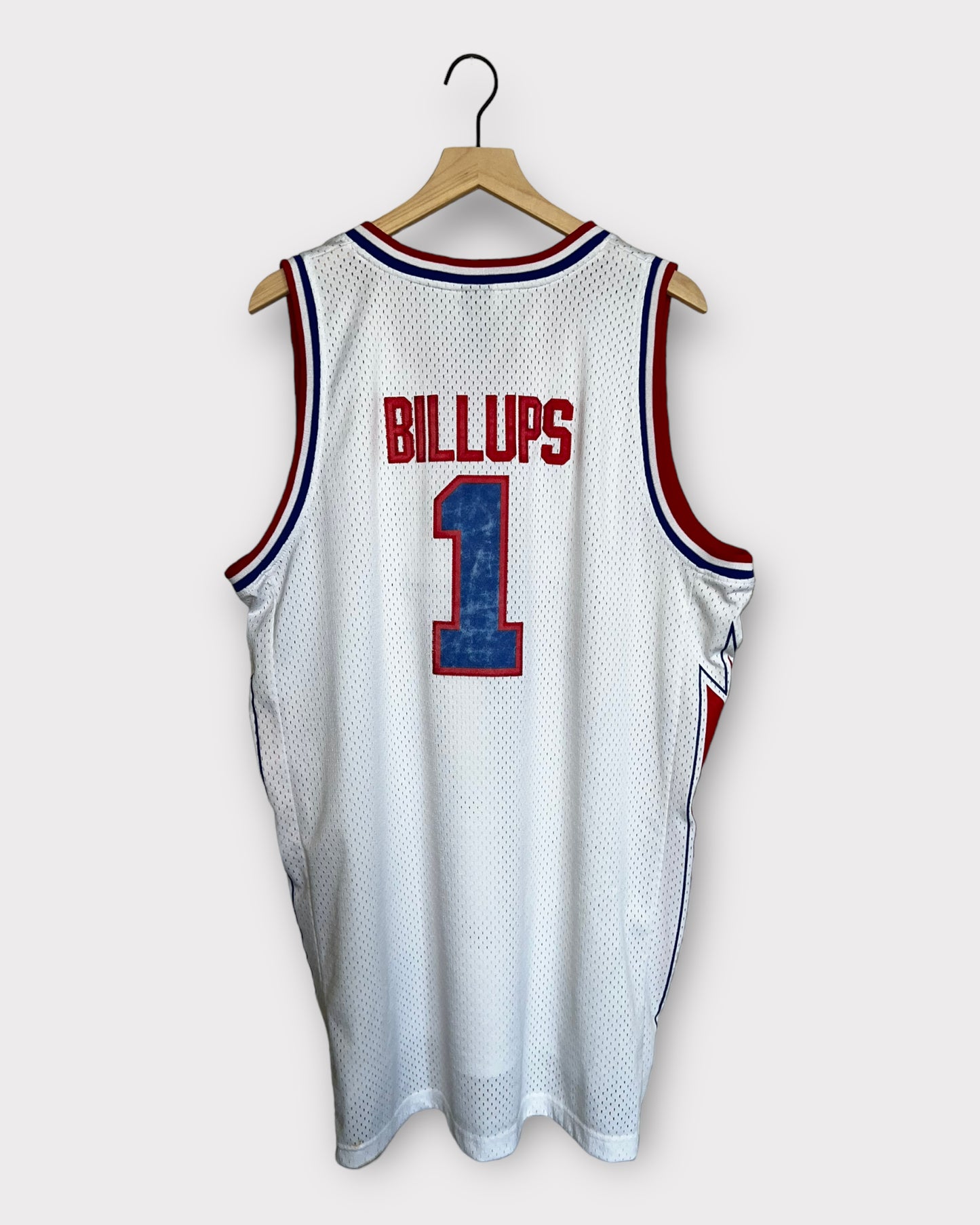 Vintage Reebok Detroit Pistons Chauncey Billups NBA Jersey Men's XL