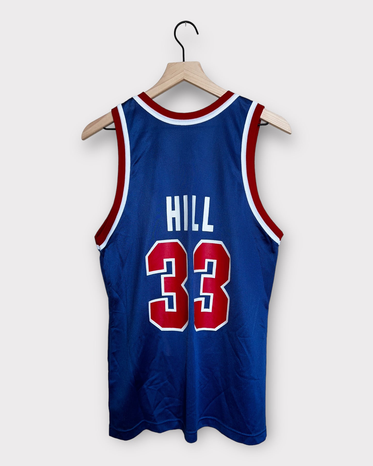 Vintage Champion Detroit Pistons Grant Hill NBA Jersey Size 40